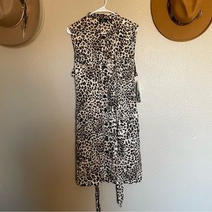 NWT! Women’s Patterned Boho Western Dress - leopard print - BRAND NEW